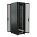 Шкаф коммутационный WRline (WR-TT-2268-DD-RAL9004) напольный 22U 600x800мм пер.дв.перфор.2ств. задн.дв.перфор.2-хст. 2 бок.пан. 800кг черный 710мм 65.8кг 1166мм IP20 сталь