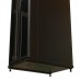 Шкаф коммутационный WRline (WR-TT-2766-DD-RAL9004) напольный 27U 600x600мм пер.дв.перфор.2ств. задн.дв.перфор.2-хст. 2 бок.пан. направл.под винты 800кг черный 510мм 1388мм IP20 сталь
