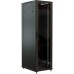 Шкаф серверный WRline (WR-TT-2761-AS-RAL9004) напольный 27U 600x1000мм пер.дв.стекл задн.дв.стал.лист 2 бок.пан. 800кг черный 910мм 87.4кг 1388мм IP20 сталь