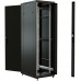 Шкаф серверный WRline (WR-TT-2761-AS-RAL9004) напольный 27U 600x1000мм пер.дв.стекл задн.дв.стал.лист 2 бок.пан. 800кг черный 910мм 87.4кг 1388мм IP20 сталь