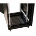 Шкаф серверный WRline (WR-TT-2761-AS-RAL9004) напольный 27U 600x1000мм пер.дв.стекл задн.дв.стал.лист 2 бок.пан. 800кг черный 910мм 87.4кг 1388мм IP20 сталь