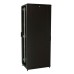 Шкаф коммутационный WRline (WR-TT-3268-AS-RAL9004) напольный 32U 600x800мм пер.дв.стекл задн.дв.стал.лист 2 бок.пан. 800кг черный 710мм 1610мм IP20 сталь