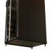 Шкаф коммутационный WRline (WR-TT-3268-AS-RAL9004) напольный 32U 600x800мм пер.дв.стекл задн.дв.стал.лист 2 бок.пан. 800кг черный 710мм 1610мм IP20 сталь