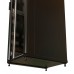 Шкаф серверный WRline (WR-TT-3761-AS-RAL9004) напольный 37U 600x1000мм пер.дв.стекл задн.дв.стал.лист 2 бок.пан. 800кг черный 910мм 1833мм IP20 сталь
