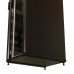 Шкаф коммутационный WRline (WR-TT-4266-AS-RAL9004) напольный 42U 600x600мм пер.дв.стекл задн.дв.стал.лист 2 бок.пан. направл.под винты 800кг черный 510мм 2055мм IP20 сталь