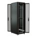 Шкаф коммутационный WRline (WR-TT-4268-DD-RAL9004) напольный 42U 600x800мм пер.дв.перфор.2ств. задн.дв.перфор.2-хст. 2 бок.пан. направл.под винты 800кг черный 710мм 2055мм IP20 сталь