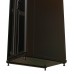 Шкаф коммутационный WRline (WR-TT-4268-DD-RAL9004) напольный 42U 600x800мм пер.дв.перфор.2ств. задн.дв.перфор.2-хст. 2 бок.пан. направл.под винты 800кг черный 710мм 2055мм IP20 сталь
