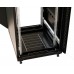 Шкаф серверный WRline (WR-TT-4261-AS-RAL9004) напольный 42U 600x1000мм пер.дв.стекл задн.дв.стал.лист 2 бок.пан. 800кг черный 910мм 2055мм IP20 сталь