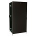Шкаф коммутационный WRline (WR-TT-4288-AS-RAL9004) напольный 42U 800x800мм пер.дв.стекл задн.дв.стал.лист 2 бок.пан. 800кг черный 710мм 2055мм IP20 сталь