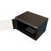 Шкаф коммутационный WRline (WR-TW-0645-GP-RAL9004) настенный 6U 600x450мм пер.дв.стекл 2 бок.пан. направл.под винты 60кг черный 350мм 367мм IP20 сталь