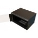 Шкаф коммутационный WRline (WR-TW-0666-GP-RAL9004) настенный 6U 600x600мм пер.дв.стекл 2 бок.пан. направл.под винты 60кг черный 500мм 367мм IP20 сталь