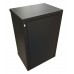 Шкаф коммутационный WRline (WR-TW-2245-GP-RAL9004) настенный 22U 600x450мм пер.дв.стекл 2 бок.пан. направл.под винты 60кг черный 370мм 1086мм IP20 сталь