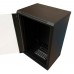 Шкаф коммутационный WRline (WR-TW-2245-GP-RAL9004) настенный 22U 600x450мм пер.дв.стекл 2 бок.пан. направл.под винты 60кг черный 370мм 1086мм IP20 сталь