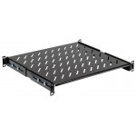 Полка стационарная ITK FS05-800PI-R 1U нагр.:100кг. 19" 800мм черный (упак.:1шт)
