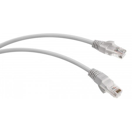 Патч-корд WRline WR-PC-RJ45-UTP-5E-0.3-GY UTP RJ-45 вил.-вилка RJ-45 кат.5E 0.3м серый LSZH (уп.:1шт)