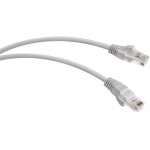 Патч-корд WRline WR-PC-RJ45-UTP-5E-1-GY UTP RJ-45 вил.-вилка RJ-45 кат.5E 1м серый LSZH