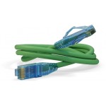 Патч-корд Hyperline PC-LPM-UTP-RJ45-RJ45-C6-2M-LSZH-GN PC-LPM-UTP-RJ45-RJ45-C6-2M UTP RJ-45 вил.-вилка RJ-45 кат.6 2м зеленый LSZH (уп.:1шт) 24AWG