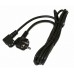 Шнур питания Hyperline PWC-IEC13A-SHM-1.8-BK Schuko-C13 проводник.:3x0.75мм2 1.8м 10А (упак.:1шт) черный