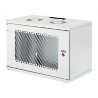 Шкаф коммутационный Lande NetBox Soho (LN-SH07U5430-LG-F0-3) настенный 7U 540x300мм пер.дв.перфор. задн.дв.стал.лист несъемн.бок.пан. направл.под закл.гайки 80кг серый 210мм 370мм IP20 сталь