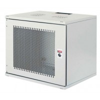 Шкаф коммутационный Lande NetBox Soho (LN-SH07U5440-LG-F0-3) настенный 7U 540x400мм пер.дв.металл задн.дв.стал.лист несъемн.бок.пан. направл.под закл.гайки 80кг серый 310мм 9.3кг 370мм IP20 сталь