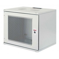 Шкаф коммутационный Lande NetBox Soho (LN-SH09U5440-LG-F0-3) настенный 9U 540x400мм пер.дв.перфор. задн.дв.стал.лист несъемн.бок.пан. направл.под закл.гайки 80кг серый 310мм 11.7кг 460мм IP20 сталь