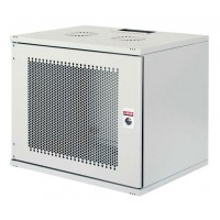 Шкаф коммутационный Lande NetBox Soho (LN-SH12U5460-LG-F0-3) настенный 12U 540x600мм пер.дв.перфор. задн.дв.стал.лист несъемн.бок.пан. направл.под закл.гайки 80кг серый 15.2кг 595мм IP20 сталь