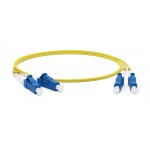 Патч-корд Hyperline FC-D2-9-LC/UR-LC/UR-H-10M-LSZH-YL FC-D2-9-LC/UR-LC/UR-H-10M 2x9/125 OS1/OS2 LC дуплекс-LC дуплекс 10м LSZH желтый
