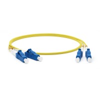 Патч-корд Hyperline FC-D2-9-LC/UR-LC/UR-H-10M-LSZH-YL FC-D2-9-LC/UR-LC/UR-H-10M 2x9/125 OS1/OS2 LC дуплекс-LC дуплекс 10м LSZH желтый