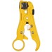 Инструмент зачистки Hyperline HT-352 для UTP/STP RF-59/6/11/7 (упак:1шт) желтый