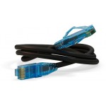 Патч-корд Hyperline PC-LPM-UTP-RJ45-RJ45-C6-1M-LSZH-BK PC-LPM-UTP-RJ45-RJ45-C6-1M U/UTP RJ-45 вил.-вилка RJ-45 кат.6 1м черный LSZH 24AWG