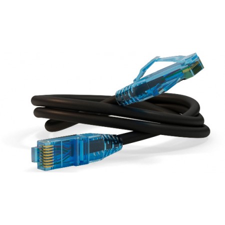 Патч-корд Hyperline PC-LPM-UTP-RJ45-RJ45-C6-1M-LSZH-BK PC-LPM-UTP-RJ45-RJ45-C6-1M U/UTP RJ-45 вил.-вилка RJ-45 кат.6 1м черный LSZH 24AWG