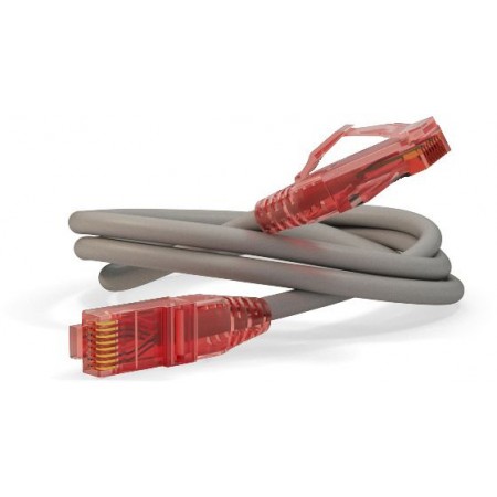 Патч-корд Hyperline PC-LPM-UTP-RJ45-RJ45-C5e-10M-LSZH-GY PC-LPM-UTP-RJ45-RJ45-C5E-10M U/UTP RJ-45 вил.-вилка RJ-45 кат.5E 10м серый LSZH 24AWG