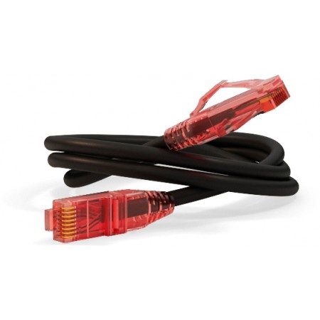 Патч-корд Hyperline PC-LPM-UTP-RJ45-RJ45-C5e-10M-LSZH-BK PC-LPM-UTP-RJ45-RJ45-C5E-10M U/UTP RJ-45 вил.-вилка RJ-45 кат.5E 10м черный LSZH 24AWG