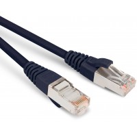 Патч-корд Hyperline PC-LPM-STP-RJ45-RJ45-C5e-0.5M-LSZH-BK PC-LPM-STP-RJ45-RJ45-C5E-0.5M F/UTP RJ-45 вил.-вилка RJ-45 кат.5E 0.5м черный LSZH 26AWG