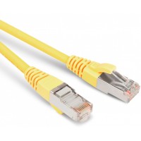 Патч-корд Hyperline PC-LPM-STP-RJ45-RJ45-C5e-5M-LSZH-YL PC-LPM-STP-RJ45-RJ45-C5E-5M F/UTP RJ-45 вил.-вилка RJ-45 кат.5E 5м желтый LSZH 26AWG