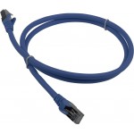 Патч-корд Lanmaster LAN-PC45/S6A-0.5-BL FTP RJ-45 вил.-вилка RJ-45 кат.6A 0.5м синий LSZH (уп.:1шт)