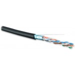 Кабель информационный Hyperline FUTP4-C5E-S24-OUT-LSZH-BK-500 кат.5E F/UTP 4 пары 24AWG LSZH внешний 500м черный