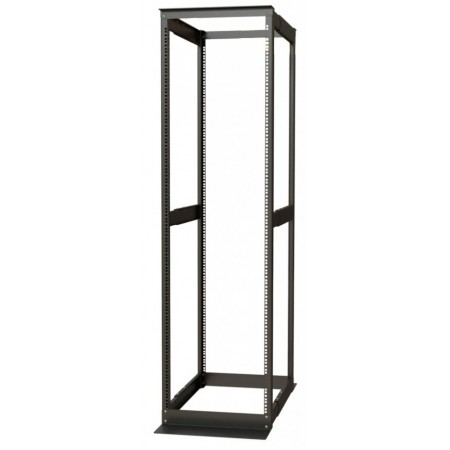 Стойка двухрамная Hyperline ORK2A-3268-RAL9005 32U 550ммX850мм 1000кг черный