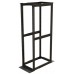 Стойка двухрамная Hyperline ORK2A-3268-RAL9005 32U 550ммX850мм 1000кг черный