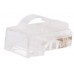 Коннектор Hyperline (PLEZ-8P8C-UA-C5-100) кат.5E RJ45 прозрачный (упак.:100шт)