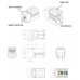 Модуль Hyperline KJNE-8P8C-C5E-90-GN информ. KeystoneRJ45 кат.5E зел. (упак.:1шт)