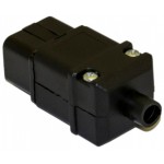 Вилка Hyperline CON-IEC320C20 (упак.:1шт) 1м черный