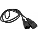 Шнур питания Lanmaster LAN-PP19/14-3.0-BK C19-С14 проводник.:3x0.75мм2 3м 220В 10А (упак.:1шт) черный