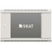 Шкаф коммутационный Бастион SKAT TB-6W660GF-G (4418) настенный 6U 600x600мм пер.дв.стекл металл направл.под винты 60кг серый 500мм 18.8кг 220град. 370мм IP20 сталь укомплектованный