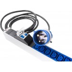 Блок распределения питания Rem R-32-24C13-6C19-A-I-1420-3-2P верт.размещ. 24xC13 6xC19 базовые 32A IEC 309 3м