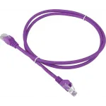 Патч-корд Lanmaster LAN-PC45/U6-3.0-VI UTP RJ-45 вил.-вилка RJ-45 кат.6 3м фиолетовый LSZH (уп.:1шт)