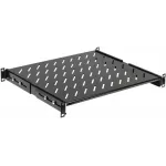 Полка стационарная ITK FS05-600PI-R 1U нагр.:100кг. 19" 600мм черный (упак.:1шт)