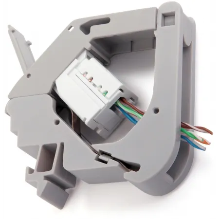 Крепление Hyperline FP-IE-DIN-KJ-1-GY (упак.:1шт) 1м