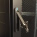 Шкаф серверный ЦМО (ШТК-М-42.8.12-48АА-9005) напольный 42U 800x1200мм пер.дв.перфор. задн.дв.перфор.2-хст. направл.под закл.гайки 1200кг черный 1055мм 176кг 180град. 2030мм IP20 металл