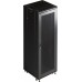 Шкаф коммутационный Lanmaster (TWT-CBB-42U-6X8-P1) напольный 42U 600x800мм пер.дв.перфор. задн.дв.перфор.2-хст. 2 бок.пан. 800кг черный 726мм 92кг 2055мм IP20 металл